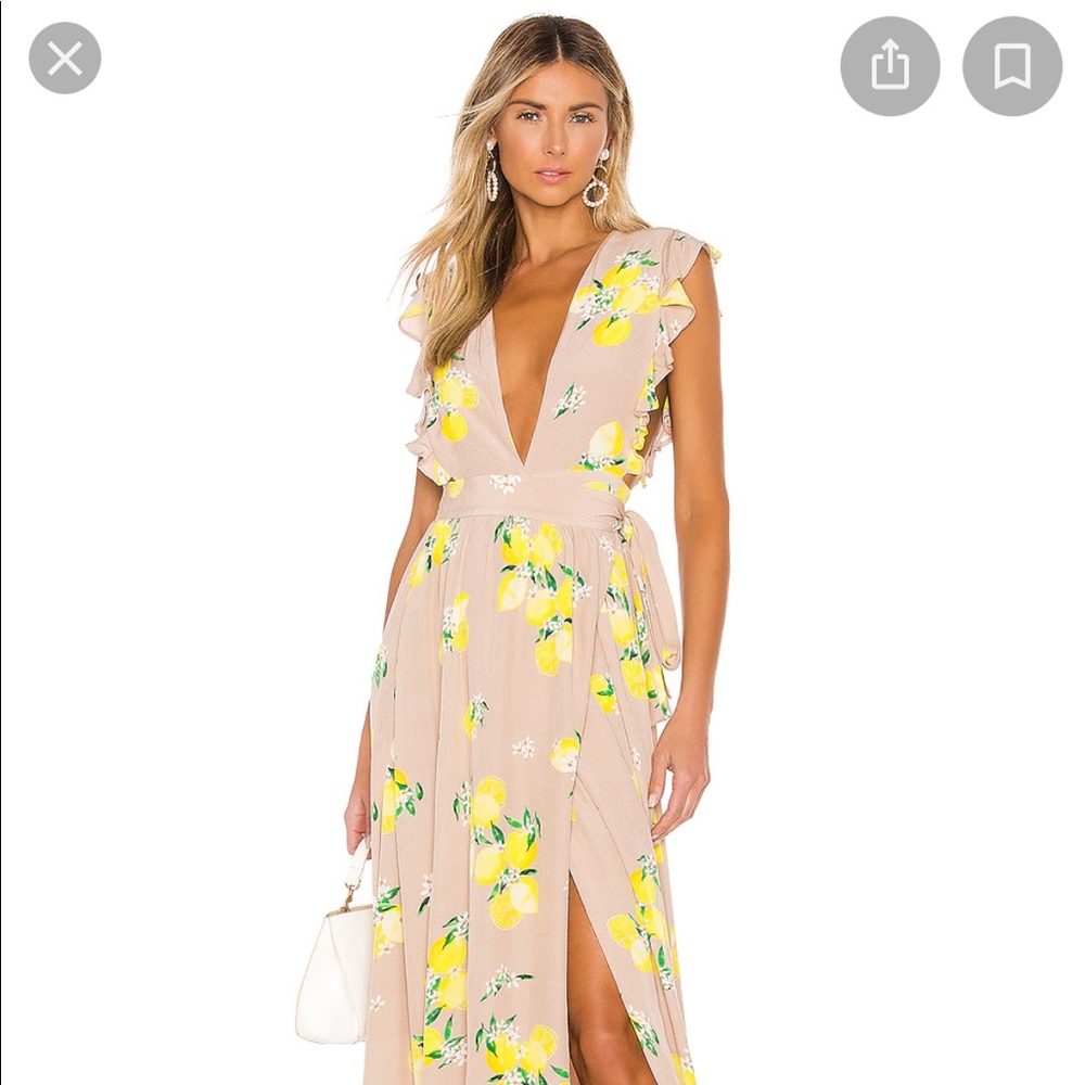 Majorelle Maxi Wrap Dress